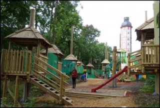Kleinkinderkletterwald im Freizeitpark "Zum Possen"